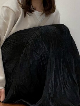 楓さん（レディース・160cm）の冬コーディネート