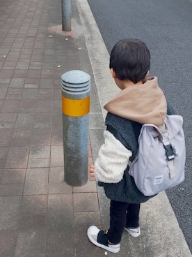 「SEVENDAYS=SUNDAY（セブンデイズサンデイ）のアイテム（パーカー）」を使った、yoshiun zenさん（レディース・169cm）の冬コーディネート
