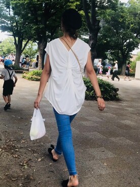 「VIVIFY（ビビファイ）のアイテム」を使った、＠hikさん（レディース・156cm）の夏コーディネート
