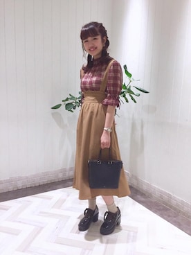 マジェスティックレゴンルミネ池袋店スタッフさん(レディース・161cm)の夏コーディネート