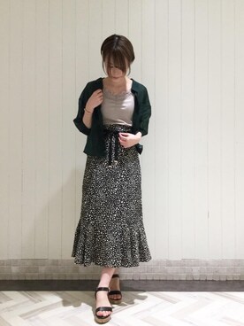 マジェスティックレゴンルミネ池袋店スタッフさん（レディース・163cm）の夏コーディネート