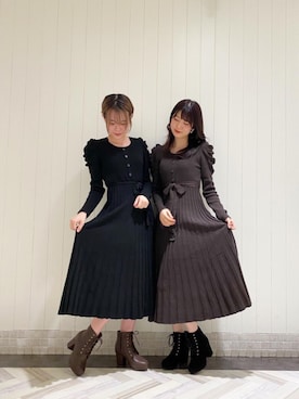 マジェスティックレゴンルミネ池袋店スタッフさん（レディース・163cm）の秋コーディネート