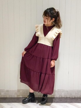 マジェスティックレゴンルミネ池袋店スタッフさん(レディース・158cm)の秋コーディネート