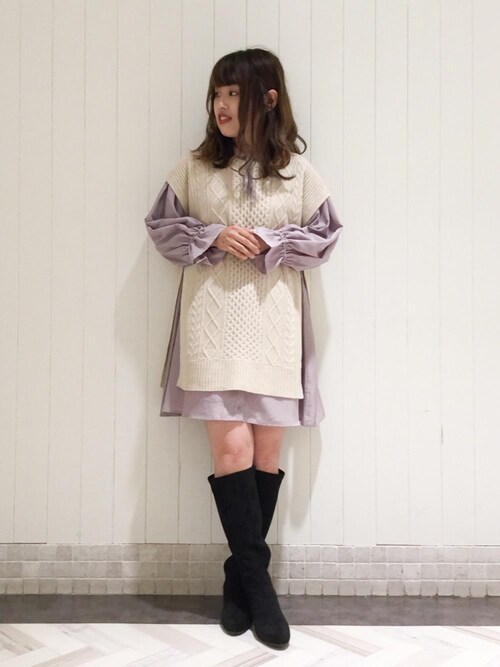 マジェスティックレゴンルミネ池袋店スタッフ Majestic Legon Majestic Legonのワンピースを使ったコーディネート Wear