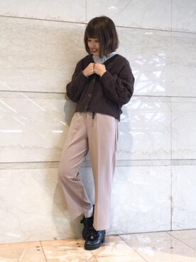 マジェスティックレゴンルミネ池袋店スタッフさん(レディース・158cm)の秋コーディネート