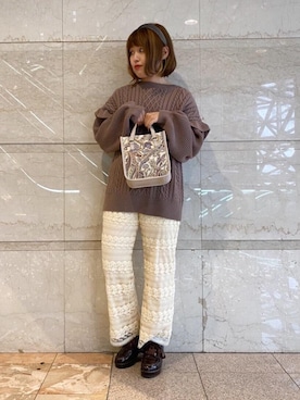マジェスティックレゴンルミネ池袋店スタッフさん（レディース・158cm）の秋コーディネート