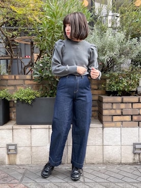 マジェスティックレゴンルミネ池袋店スタッフさん（レディース・158cm）の冬コーディネート