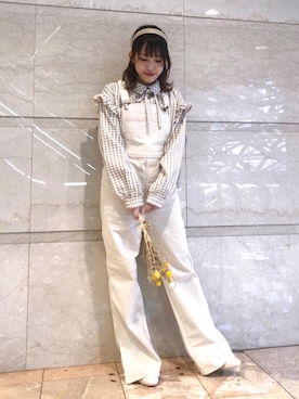 「池袋ルミネ」｜「アイテム（ブーツ）」を使った、マジェスティックレゴンルミネ池袋店スタッフさん（レディース・147cm）の冬コーディネート