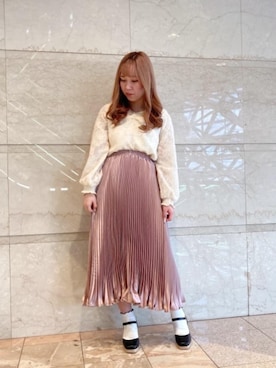 「ネイル」｜マジェスティックレゴンルミネ池袋店スタッフさん（レディース・153cm）の冬コーディネート