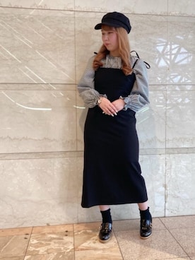 「ネイル」｜マジェスティックレゴンルミネ池袋店スタッフさん（レディース・153cm）の冬コーディネート