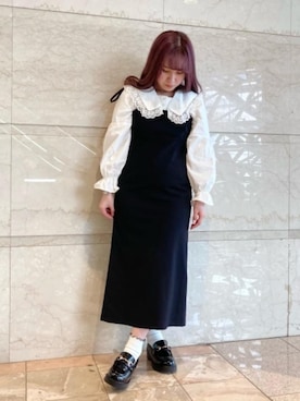 「ネイル」｜マジェスティックレゴンルミネ池袋店スタッフさん（レディース・153cm）の冬コーディネート