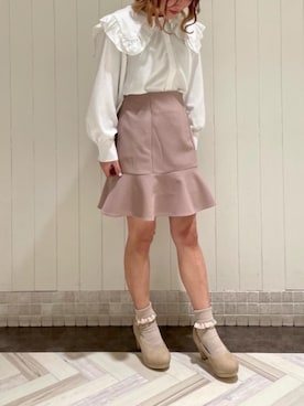 マジェスティックレゴンルミネ池袋店スタッフさん（レディース・154cm）の冬コーディネート