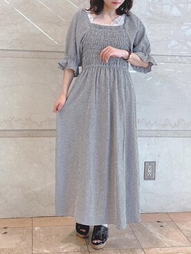 マジェスティックレゴンルミネ池袋店スタッフさん（レディース・154cm）の春コーディネート