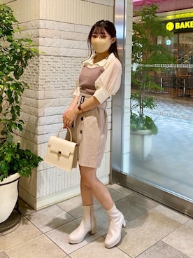 マジェスティックレゴンルミネ池袋店スタッフさん（レディース・154cm）の夏コーディネート