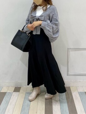 マジェスティックレゴンルミネ池袋店スタッフさん（レディース・154cm）の秋コーディネート