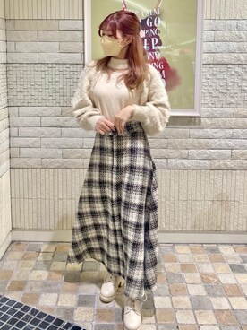 マジェスティックレゴンルミネ池袋店スタッフさん（レディース・154cm）の冬コーディネート