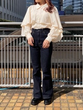 マジェスティックレゴンルミネ池袋店スタッフさん（レディース・154cm）の春コーディネート