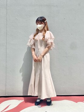 「標準身長」｜マジェスティックレゴンルミネ池袋店スタッフさん（レディース・154cm）の夏コーディネート