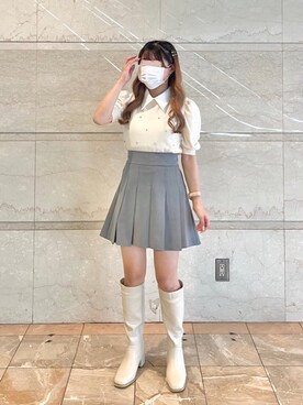 マジェスティックレゴンルミネ池袋店スタッフさん（レディース・154cm）の夏コーディネート
