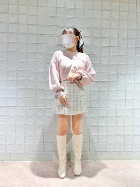 マジェスティックレゴンルミネ池袋店スタッフさん(レディース・154cm)の冬コーディネート