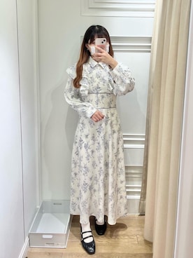 「標準身長」｜マジェスティックレゴンルミネ池袋店スタッフさん（レディース・154cm）の冬コーディネート