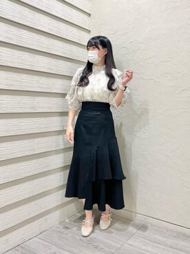 マジェスティックレゴンルミネ池袋店スタッフさん（レディース・154cm）の春コーディネート