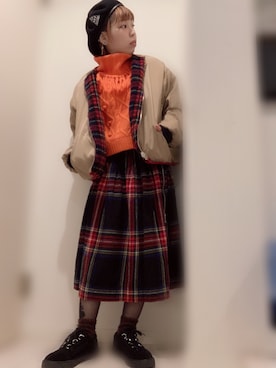 ちゃすこさん（レディース・153cm）の冬コーディネート