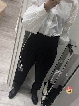 「Yohji Yamamoto（ヨウジヤマモト）のアイテム（ブーツ）」を使った、mizukiさん（レディース・171cm）の夏コーディネート