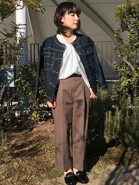 「LBC（エルビーシー）のアイテム（ブルゾン）」を使った、LBC STAFFさん（レディース・158cm）の冬コーディネート