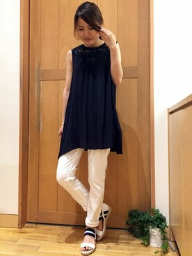 LBC STAFFさん（レディース・158cm）の夏コーディネート