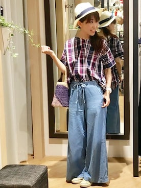 LBC STAFFさん（レディース・158cm）の夏コーディネート