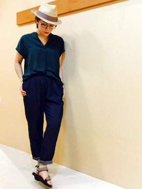 LBC STAFFさん（レディース・158cm）の夏コーディネート