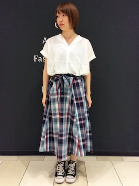 LBC STAFFさん（レディース・158cm）の夏コーディネート