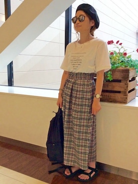 LBC STAFFさん（レディース・158cm）の夏コーディネート