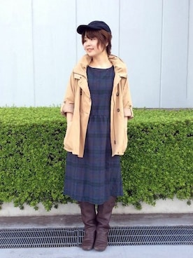「LBC（エルビーシー）のアイテム（ジャケット/アウター）」を使った、LBC STAFFさん（レディース・158cm）の秋コーディネート