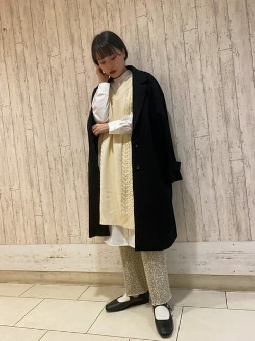 ケーブルロングニットベスト LBC｜ケーブルロングニットベスト | Rakuten Fashion(楽天