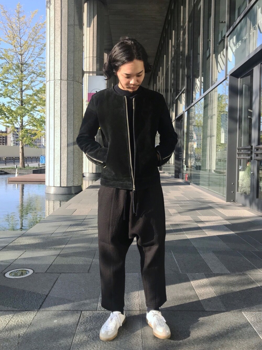 「johnbull、rdv o globe、REPRODUCTION OF FOUND、Johnbull Private labo、Dressages Johnbull Private labo、ジョンブル、ジョンブル　プライベート　ラボ(Johnbull Private labo)、モード、大人カジュアル、wearhalloween2018」｜「Johnbull Private laboのアイテム（ライダースジャケット、ブラック系）」を使った、Benshoさん（メンズ・178cm）の秋コーディネートの1枚目の写真