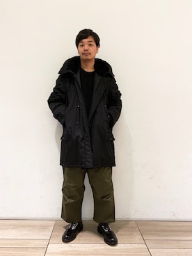 「yoko sakamoto（ヨーコサカモト）のアイテム」を使った、Benshoさん（メンズ・178cm）の冬コーディネート