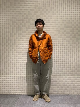 「LEMAIRE（ルメール）のアイテム（ジャケット/アウター）」を使った、Benshoさん（メンズ・177cm）の春コーディネート