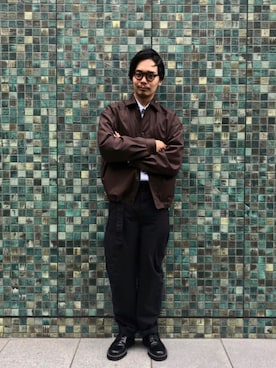 「LEMAIRE（ルメール）のアイテム（ジャケット/アウター）」を使った、Benshoさん（メンズ・177cm）の夏コーディネート