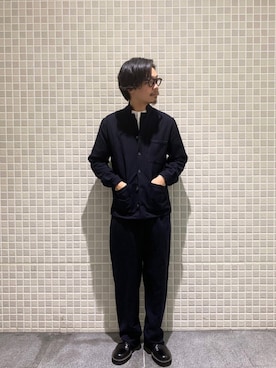 「MARNI（マルニ）のアイテム」を使った、Benshoさん（メンズ・177cm）の秋コーディネート