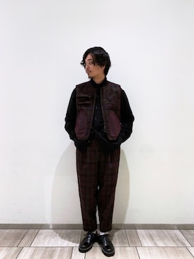 「NICHOLAS DALEY（ニコラスデイリー）のアイテム（ジャケット/アウター）」を使った、Benshoさん（メンズ・177cm）の秋コーディネート