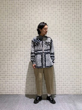 「MARNI（マルニ）のアイテム」を使った、Benshoさん（メンズ・177cm）の冬コーディネート