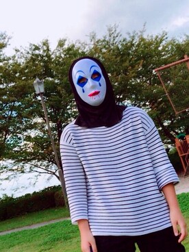 「wearhalloween2017」｜「アイテム（スウェット）」を使った、Suuさん（レディース・157cm）の秋コーディネート