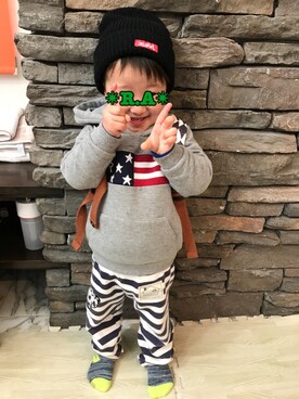 ✴︎R.A.T✴︎さん（キッズ・100cm）の冬コーディネート