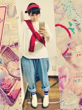 「ジャパンブルー」｜(悠木)さん（レディース・155cm）の夏コーディネート