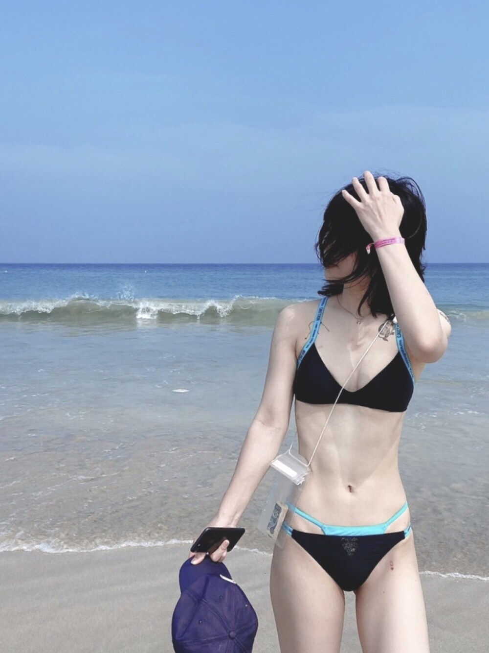 FR2 月桃 Layered Bikini 沖縄限定カラー試着のみの着用 - 水着セパレート