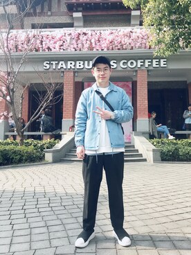 「RAGEBLUE（レイジブルー）のアイテム（その他アウター）」を使った、shledon0722さん（メンズ・168cm）の春コーディネート