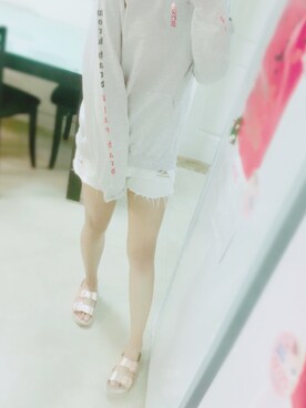 「REPRESENT（リプレゼント）のアイテム（トップス）」を使った、❤️💜❤️💜さん（レディース・167cm）の夏コーディネート