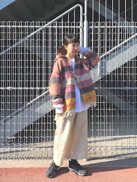 「SUNNY  SPORTS（サニースポーツ）のアイテム」を使った、きんたさん（レディース・159cm）の春コーディネート